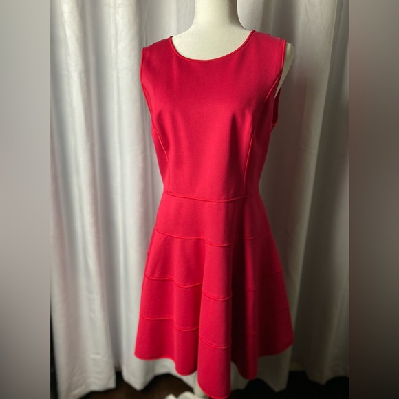 HALSTON fit & flare dress. - Picture 2 of 6